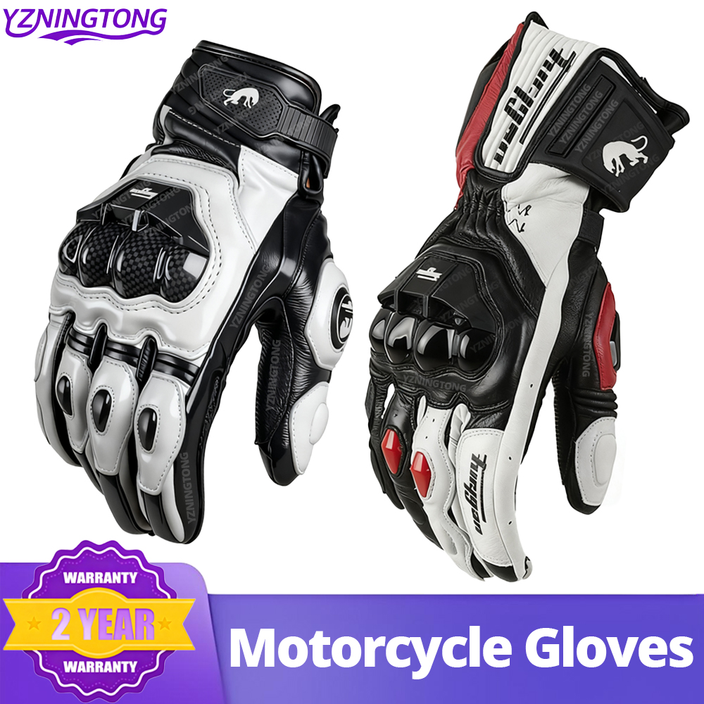 Motorcycle Gear Clearance - Profesyonel Deri Erkek Motosiklet Eldivenleri Nefes
