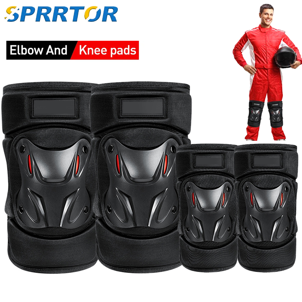 Motorcycle Gear Pattern - 1 çift Koruyucu Motosiklet Kneepads Dirsek
