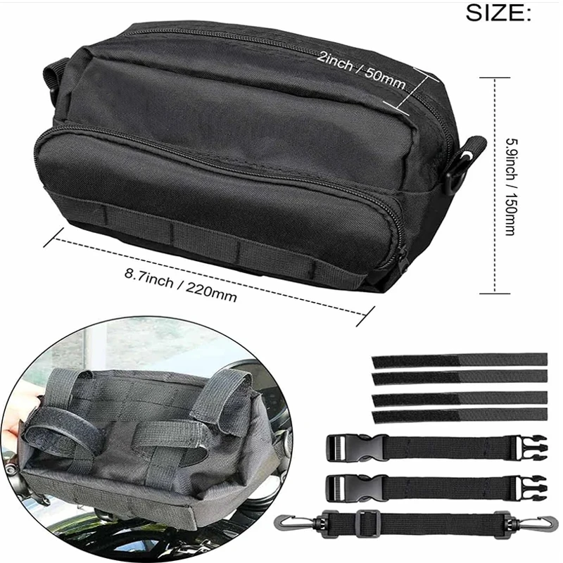 Motorcycle Gear Bag - Motosiklet ön saklama çantası gidon çantası