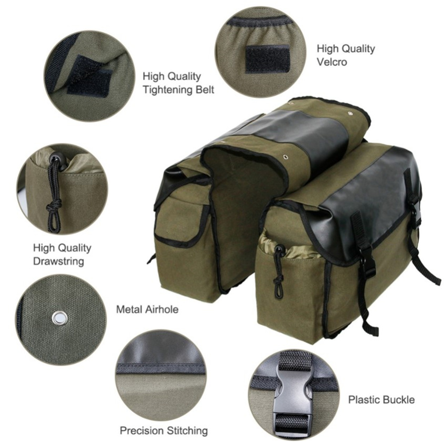 Tuval Deri Arka Heybe Motosikl - Motorcycle Gear Bag incelemesi ve fiyatı