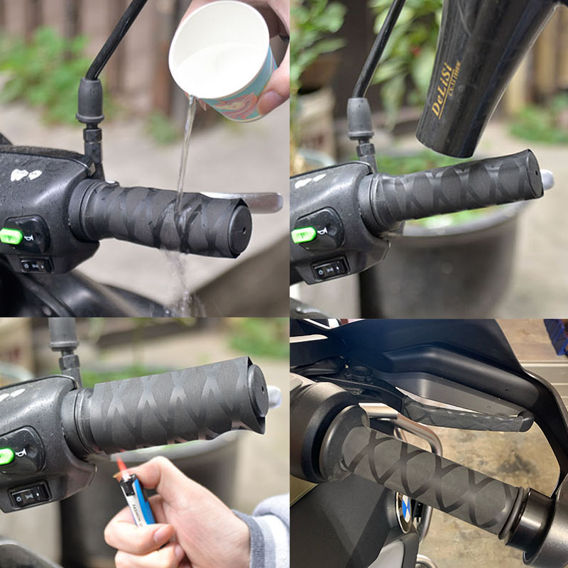 1 çift motosiklet kolu daralan - Handlebar Grip Heated incelemesi ve fiyatı